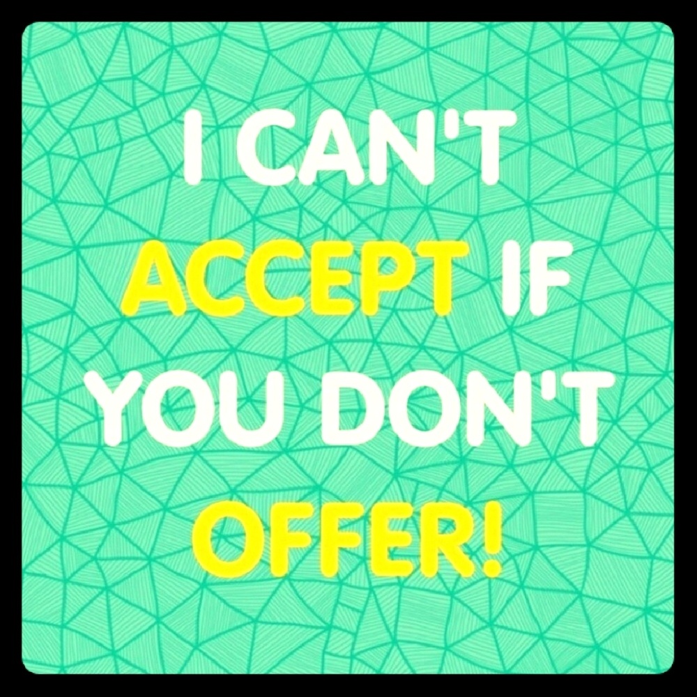 Taking offers
